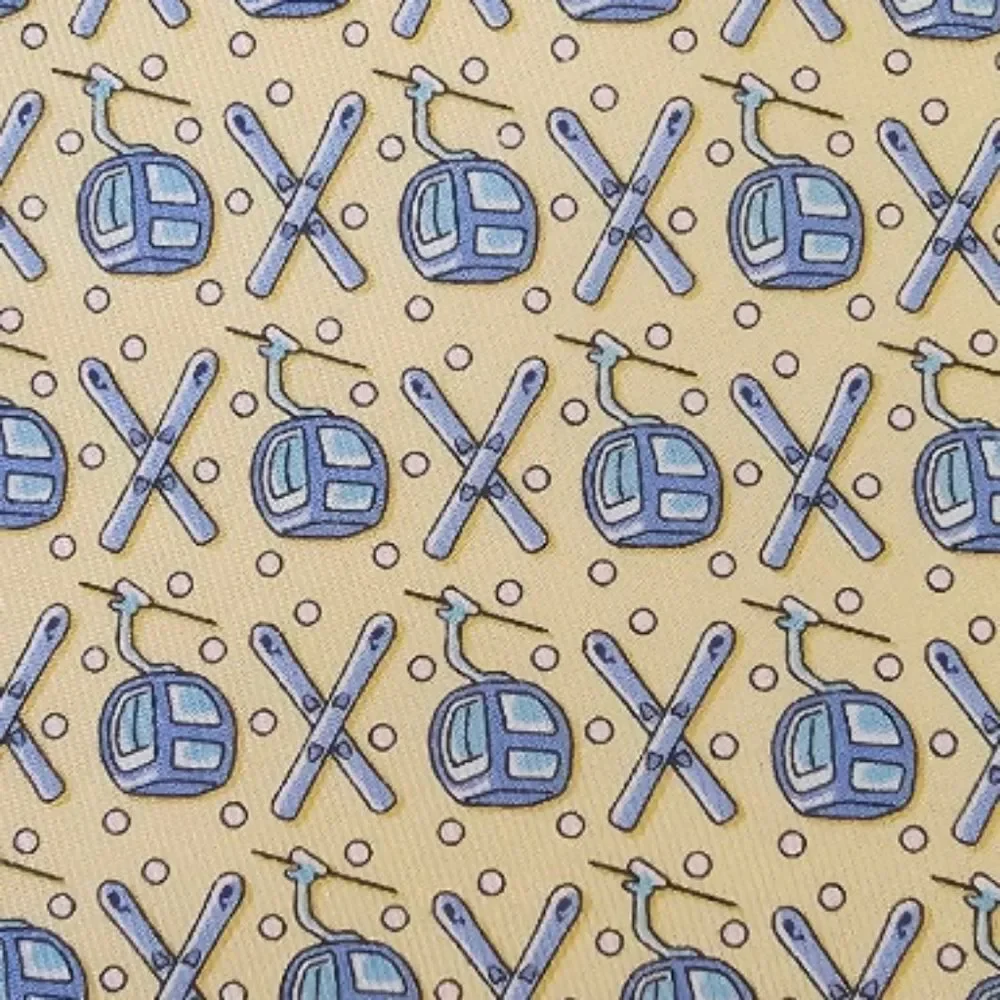 VINEYARD VINES Silk Ski Lift Printed Tie